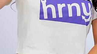 Sexy Latina Teen Masturbates Wet Pussy on Phone