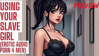 listen to your slave girl moan wet pussy dirty talk for hfo asmr joi cum