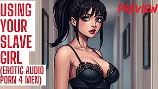 listen to your slave girl moan wet pussy dirty talk for hfo asmr joi cum