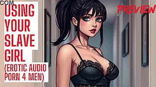 listen to your slave girl moan wet pussy dirty talk for hfo asmr joi cum