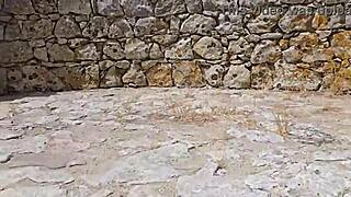 Damiana Flowers fucks in Europe's tourist castle on sextrip episode 3.