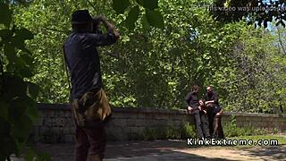 imagine this spanish babe gangbanged outdoors publicly bound—wanna watch?