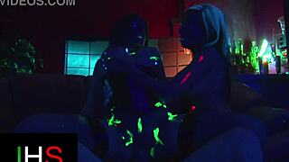 beautiful teen threesome with blowjobs doggystyle and cumshots