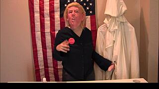 Donald Trump press conference turns wild with KKK xxx dildo handjob outdoor party chaos!