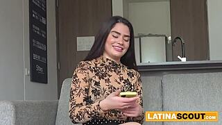 Why Does 18yo Colombian Model Deepthroat Producer's Monster Cock for a Gig?