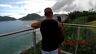 Big Ass Latina Paty Bumbum Fucks Work Buddy's Huge Cock Outdoor Reality.
