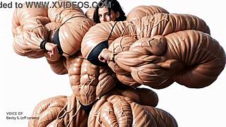 pump factory pumps natasha into massive muscle beast