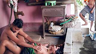 indian bhabhi screams in outdoor rough fuck with devar dirty hindi audio