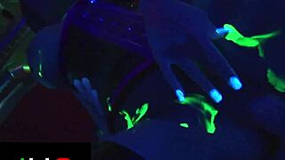 beautiful teen threesome with blowjobs doggystyle and cumshots