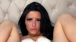Horny College Coed Fingers Squirting Pussy on Webcam
