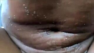 Tight Teen Cowgirl Rides Hairy Pussy on Monster Cock to Close-Up Bed Cumshot Explosion