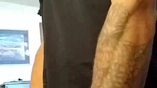 sexy panties wrap tight around throbbing cock before cumshot