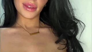 Horny College Coed Fingers Squirting Pussy on Webcam