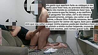 Bruna silva hotwife's back for more cuckold fun!