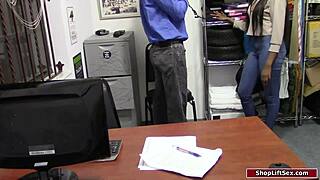 black teen babe deepthroats for stolen phones
