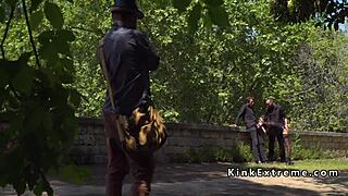 imagine this spanish babe gangbanged outdoors publicly bound—wanna watch?