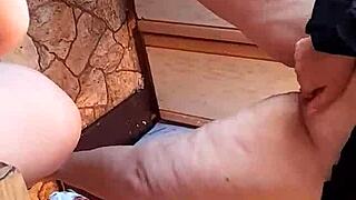 three horny girlfriends finger pussies in kitchen 😏🍑🔥