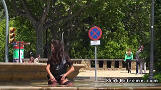 imagine this spanish babe gangbanged outdoors publicly bound—wanna watch?