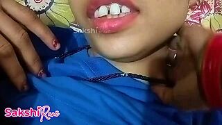 Step sister roleplay chudai on birthday: doggystyle creampie in hairy pussy