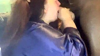 bbw Slut Devours Monster BBC in Sloppy Interracial Blowjob