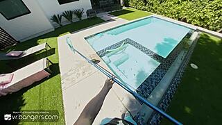 Ever wonder why xxlayna marie cums on pool guy?