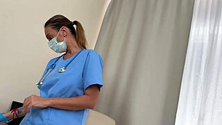 Quick hot nurse milf sex at doctor's office 😏