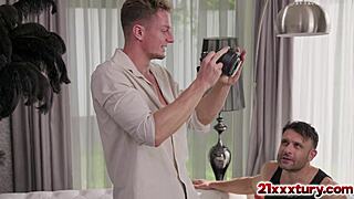 skinny candie luciani takes double penetration from emmanuel torquemada matthew meier huge cocks