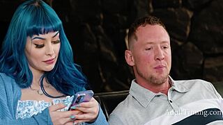 Whoa, does blue-haired Jewelz Blu crave dick that bad?!