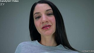 arielle lane spreads hairy pussy on glass closeup 4k