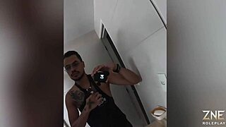 amberzinha's perfect goth body tested on gopro in backstage pov scene