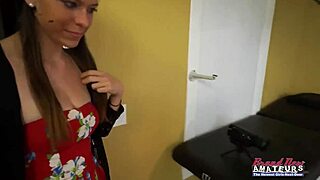 brunette coed cloe deepthroats monster cock then gets pussy fucked and facialed