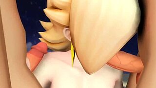 me an princess rosalina in big cock threesome ridin cummin
