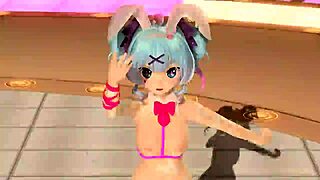 whoa hatsune miku in full nude bunny costume looks insane