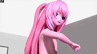Hatsune Miku Luka Worlds End Dancehall Nude Mod Boobs Jiggle!