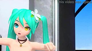Hatsune Miku Luka Worlds End Dancehall Nude Mod Boobs Jiggle!