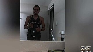 amberzinha's perfect goth body tested on gopro in backstage pov scene