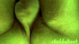 Chubby Amateur Edges Fat Pussy in Gym Changing Room Close-Up