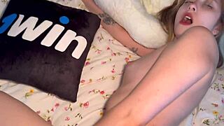 i finger my cute tits and pussy till orgasm