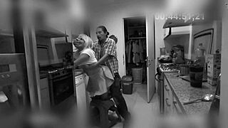 He fucks the mexican cleaning girl on homemade cam