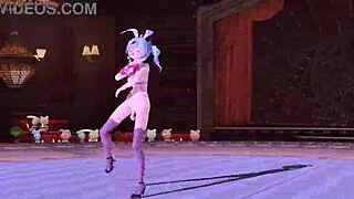 whoa hatsune miku in full nude bunny costume looks insane