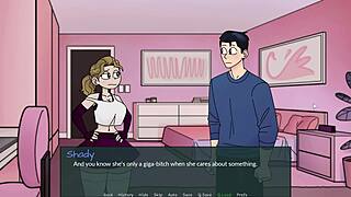 shy fat ass roommate gets caught masturbating her huge tits in dorm during lockdown dom game part 10