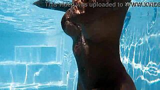 underwater pool babes show juicy asses and tits xxx?