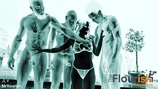 Hotwife bellav takes huge bbc gangbang pounding!