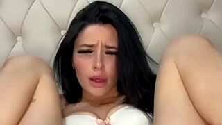 this horny british teen slut goes wild on webcam, fuckin her petite pussy with dildos in solo pov play