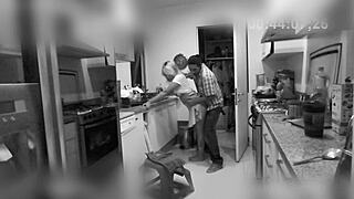 He fucks the mexican cleaning girl on homemade cam
