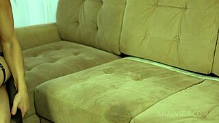 DOUBLE PENETRATION Madness! Dick Fills Ass While Hand Stretches Pussy Ots595 Extreme!