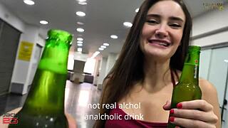 Street pickup Brazilian girl enjoys real intimate bedroom encounter