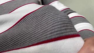 big white dick returns for 5 minutes of hard workout pumping