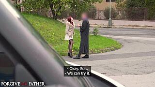 Chastity Belt Locks Latvian Redhead Eva Ray For Rough Cheating Pickup Sex