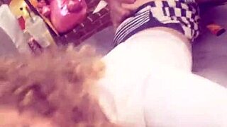 Wifey cheating milf gets bred hard on snapchat selfie 😏📱💦